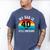 My Dad Is 40 And Still Awesome 40th Retro Birthday Dad Daddy Men's Comfort Colors T-Shirt Blue Jean