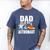 Dad Of The Astronaut Space Astronaut Birthday Family Men's Comfort Colors T-Shirt Blue Jean