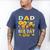 Dad Of The Bee-Day Girl Bee Birthday Party Men's Comfort Colors T-Shirt Blue Jean