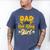 Dad Of The Bee Day Girl Flower Birthday Family Matching Men's Comfort Colors T-Shirt Blue Jean
