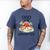 Dad Of The Birthday For Boy Barnyard Farm Animals Party Men's Comfort Colors T-Shirt Blue Jean