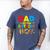 Dad Of The Birthday Boy Building Block Birthday Men's Comfort Colors T-Shirt Blue Jean