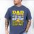 Dad Of The Birthday Boy Construction Truck Men's Comfort Colors T-Shirt Blue Jean