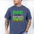Dad Of The Birthday Boy Family Gaming Pixel Birthday Party Men's Comfort Colors T-Shirt Blue Jean