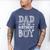 Dad Of The Birthday Boy Father Papa Family Matching Men's Comfort Colors T-Shirt Blue Jean