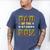 Dad Of The Birthday Boy Gamer Pixel Birthday Party Matching Men's Comfort Colors T-Shirt Blue Jean