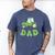 Dad Of The Birthday Boy Tractor Farm Trucks Family Party Men's Comfort Colors T-Shirt Blue Jean