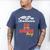 Dad Birthday Boy Train I'm 2 Two Yr Old Chugga Engine Men's Comfort Colors T-Shirt Blue Jean
