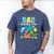 Dad Birthday Crew Sea Ocean Fish Aquarium Bday Party Men's Comfort Colors T-Shirt Blue Jean