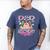 Dad Of The Birthday Girl 1St Birthday Pink Cow Farm Men's Comfort Colors T-Shirt Blue Jean