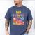 Dad Of The Birthday Girl Candyland Colorful Lollipop Party Men's Comfort Colors T-Shirt Blue Jean