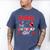 Dad Of The Birthday Girl Family Ladybug Birthday Men's Comfort Colors T-Shirt Blue Jean
