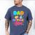 Dad Of The Birthday Girl Painting Art Birthday Girl Family Men's Comfort Colors T-Shirt Blue Jean
