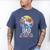 Dad Of The Birthday Party Outfit Dinosaur Daddy Men's Comfort Colors T-Shirt Blue Jean
