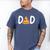 Dad Birthday Pizza 1st Birthday Pizza Family Matching Men's Comfort Colors T-Shirt Blue Jean
