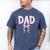 Dad Birthday Squad Matching Coquette Bow Family Party Men's Comfort Colors T-Shirt Blue Jean