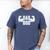 Dad Bod Muscle Strong Man Daddy Fathers Day Men's Comfort Colors T-Shirt Blue Jean