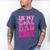 In My Dad Era Girl Groovy Retro Papa Fathers Day Men's Comfort Colors T-Shirt Blue Jean