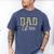 Dad Est 2026 Camo Old School Men Father's Day Dada Men's Comfort Colors T-Shirt Blue Jean