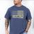 Dad Of Girls Outnumbered US Flag Father's Day Daughter Dad Men's Comfort Colors T-Shirt Blue Jean