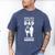 Dad Who Has a Karate Daughter Dad & Daughter Men's Comfort Colors T-Shirt Blue Jean