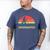 Dad Lawn Mowing Grassquatch Bigfoot Mower Garden Men's Comfort Colors T-Shirt Blue Jean