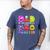 Dad Little Monster Kids 1st Birthday Party Family Monster Small Men's Comfort Colors T-Shirt Blue Jean