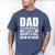 Dad The Man Who Has Everything But Hair Father's Day Men's Comfort Colors T-Shirt Blue Jean
