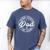 DAD The Man The Myth The Legend Father's Day Men's Comfort Colors T-Shirt Blue Jean