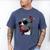 Dad Mom Cool Dog Sunglasses Pitbull Men's Comfort Colors T-Shirt Blue Jean