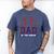 Dad Of Rookie 1st Birthday Baseball Theme Matching Party Men's Comfort Colors T-Shirt Blue Jean