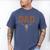 Dad Skull Fathers Day Shirt Western Rodeo Family Matching Men's Comfort Colors T-Shirt Blue Jean
