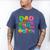 Dad Of The Slime Queen Birthday Family Matching Party Men's Comfort Colors T-Shirt Blue Jean