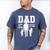 Dad Sons First Hero Daughter Love For Father's Day Men's Comfort Colors T-Shirt Blue Jean