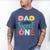 Dad Of The Sweet One 1st Birthday Girl Donut Party Men's Comfort Colors T-Shirt Blue Jean