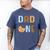 Dad Of The Sweet One Cookies And Milk 1st Birthday Party Men's Comfort Colors T-Shirt Blue Jean