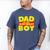 Dad Of The Toy Birthday Boy Story Theme B-Day Men's Comfort Colors T-Shirt Blue Jean