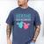 Dad Of Twins Family Daddy Fathers Day Future Parents Men's Comfort Colors T-Shirt Blue Jean