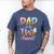 Dad Of The Two Sweet Birthday Girl Ice Cream Lovers 2nd Men's Comfort Colors T-Shirt Blue Jean