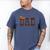 Dad Western Family Matching Birthday Cowboy Cowgirl Men's Comfort Colors T-Shirt Blue Jean
