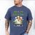 Dad Of The Wild One 1st Birthday Safari Family Matching Men's Comfort Colors T-Shirt Blue Jean
