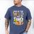 Dad Of The Wild Two Zoo 2nd Birthday Safari Jungle Animal Men's Comfort Colors T-Shirt Blue Jean