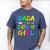 Dada Of The Birthday Girl Retro 80's Party Shirt Men's Comfort Colors T-Shirt Blue Jean