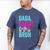 Dada Daddy Dad Bruh Baseball Drip Ice Cream Dad Bruh Men's Comfort Colors T-Shirt Blue Jean
