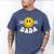 Dada One Happy Dude Birthday Theme 1st Family Matching Mom Men's Comfort Colors T-Shirt Blue Jean