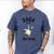 Dada Of The Silly Goose First Birthday Family Matching Men's Comfort Colors T-Shirt Blue Jean