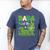 Dada Of The Three Rex Birthday Dinosaur Family Matching Men's Comfort Colors T-Shirt Blue Jean