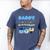 Daddy Of The Bday Boy Blue Dog Theme Party Family Matching Men's Comfort Colors T-Shirt Blue Jean