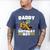 Daddy Of The Birthday Boy Dinosaur Construction Worker Truck Men's Comfort Colors T-Shirt Blue Jean