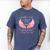 Daddy Girl I Used To Be His Angel Now He Is Mine Men's Comfort Colors T-Shirt Blue Jean